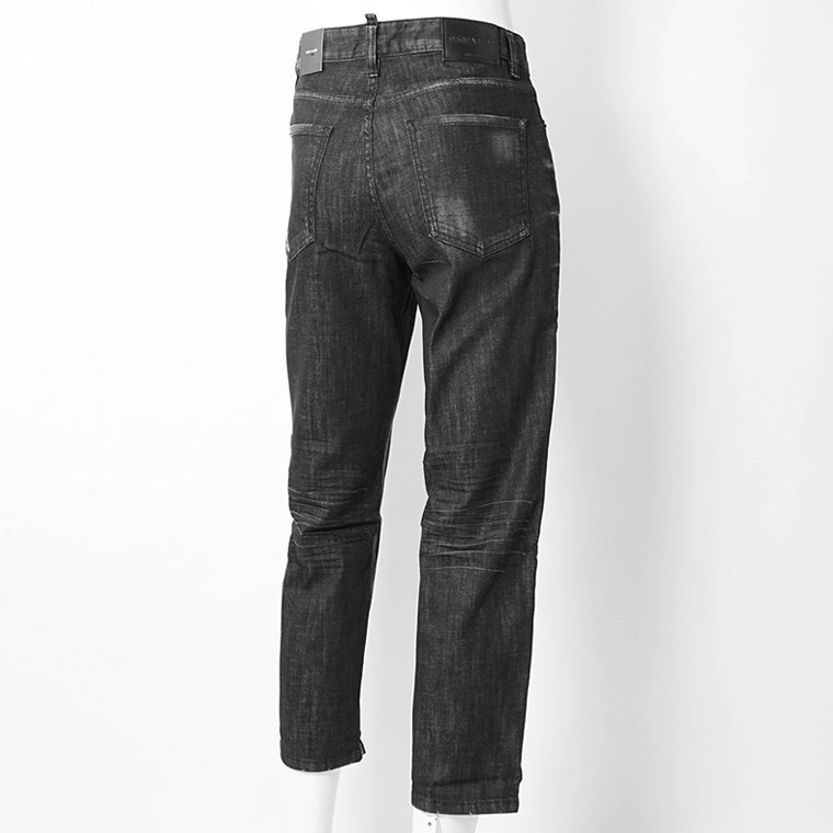 【SUMMER FINAL SALE】 DSQUARED2 KIDS キッズ ジーンズ D2P714U BOSS 10 JEAN DQ2241 D0ABS ウォッシュブラック DQ02