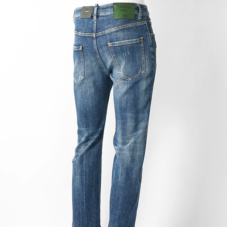 DSQUARED2 KIDS キッズ ジーンズ 642 JEAN DQ2252 D0AEM ウォッシュブルー DQ01