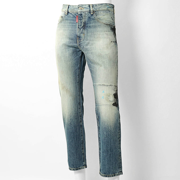 【SUMMER FINAL SALE】 DSQUARED2 KIDS キッズ ジーンズ D2P703U 642 JEAN DQ2252 D0AFZ ウォッシュブルー DQ01