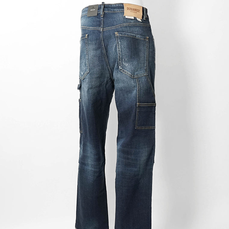 【SUMMER FINAL SALE】 DSQUARED2 KIDS キッズ ジーンズ D2P779M LOOSE JEAN DQ2636 D0AFS ウォッシュブルー DQ01