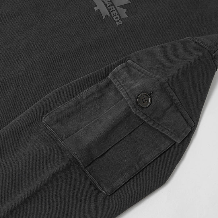 DSQUARED2 KIDS キッズ パーカー D2S890U DQ2735 D0AC6 ブラック DQ900