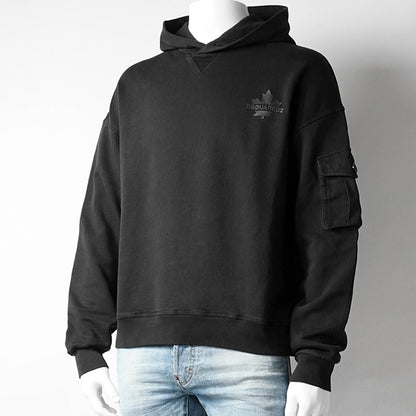 DSQUARED2 KIDS キッズ パーカー D2S890U DQ2735 D0AC6 ブラック DQ900