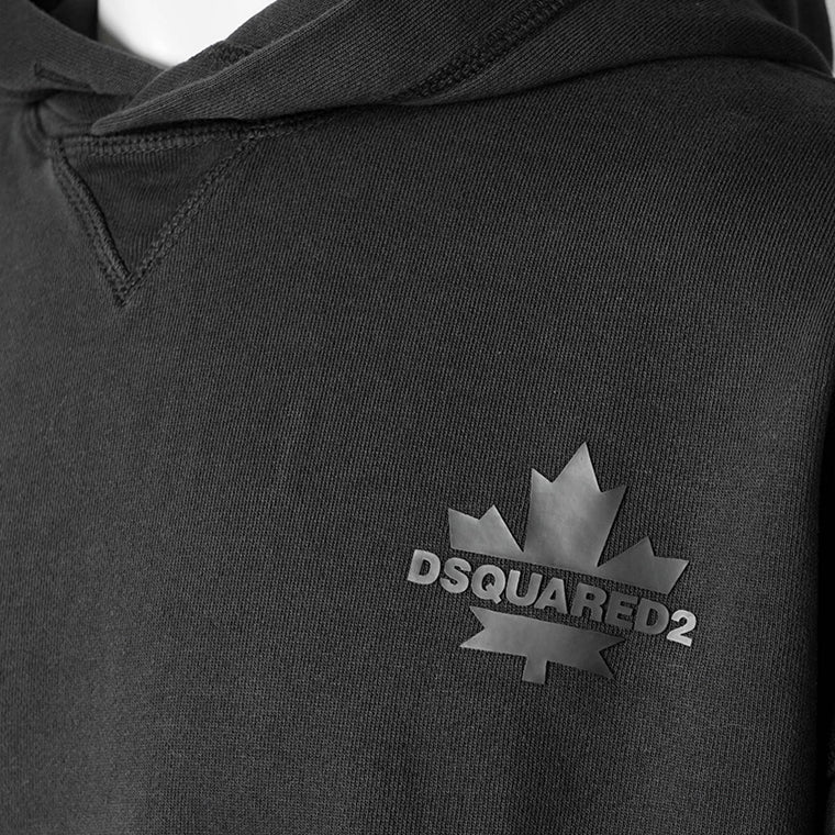 DSQUARED2 KIDS キッズ パーカー D2S890U DQ2735 D0AC6 ブラック DQ900