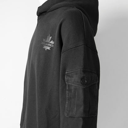 DSQUARED2 KIDS キッズ パーカー D2S890U DQ2735 D0AC6 ブラック DQ900