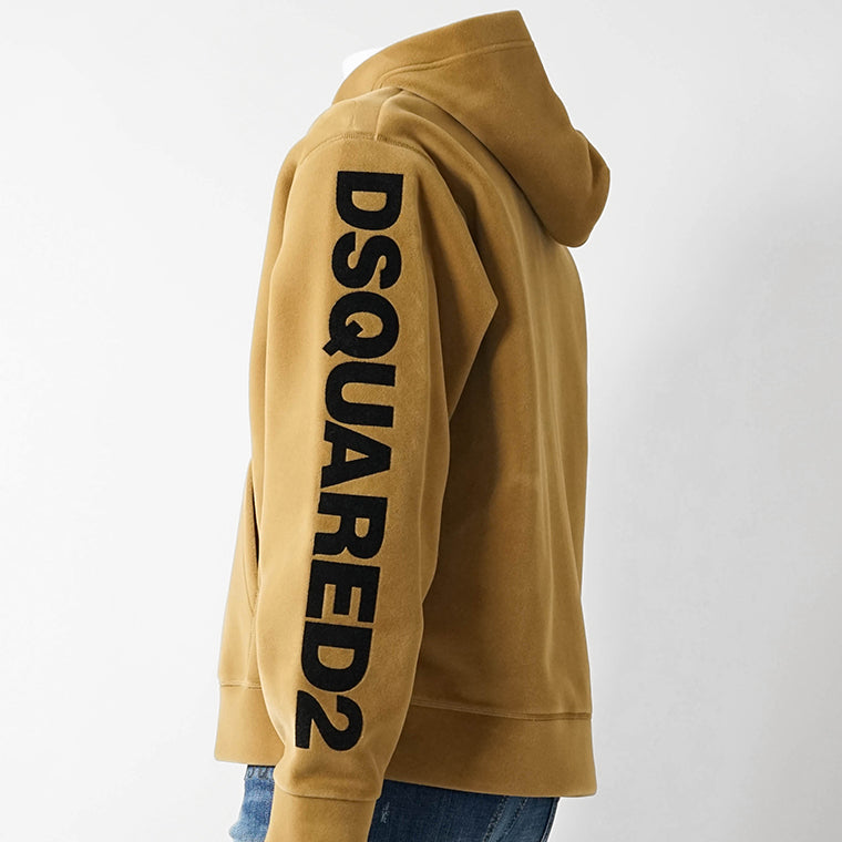 DSQUARED2 KIDS キッズ ジップアップパーカー D2S918U DQ3001 D0AF8 キャメル DQ721