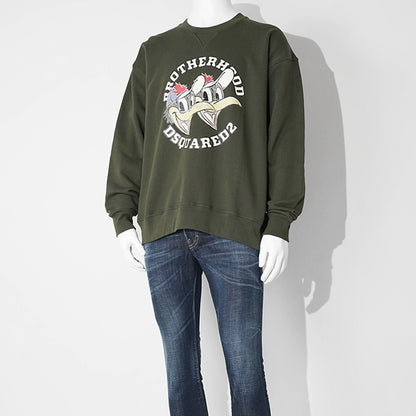 DSQUARED2 KIDS キッズ スウェットシャツ D2S920U DQ3003 D0AEY カーキ DQ518
