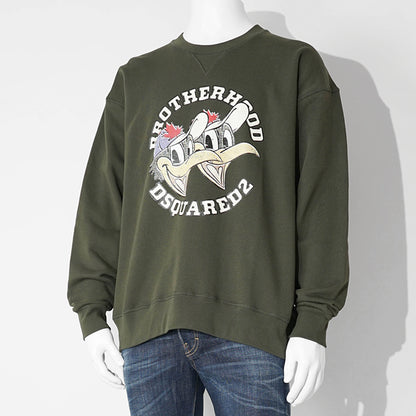 DSQUARED2 KIDS キッズ スウェットシャツ D2S920U DQ3003 D0AEY カーキ DQ518
