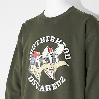 DSQUARED2 KIDS キッズ スウェットシャツ D2S920U DQ3003 D0AEY カーキ DQ518