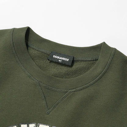 DSQUARED2 KIDS キッズ スウェットシャツ D2S920U DQ3003 D0AEY カーキ DQ518