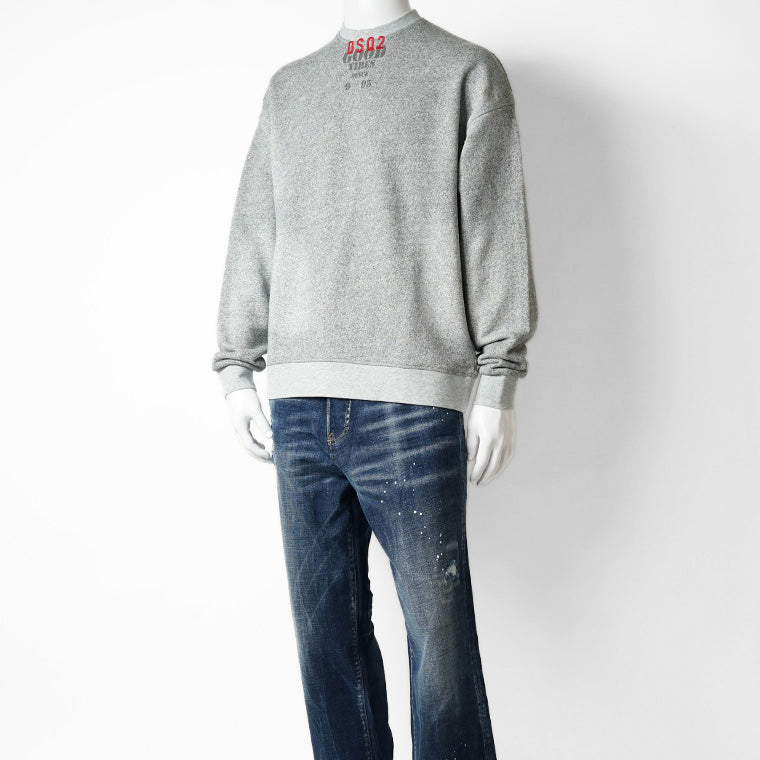 ディースクエアード DSQUARED2 KIDS キッズ スウェットシャツ グレー