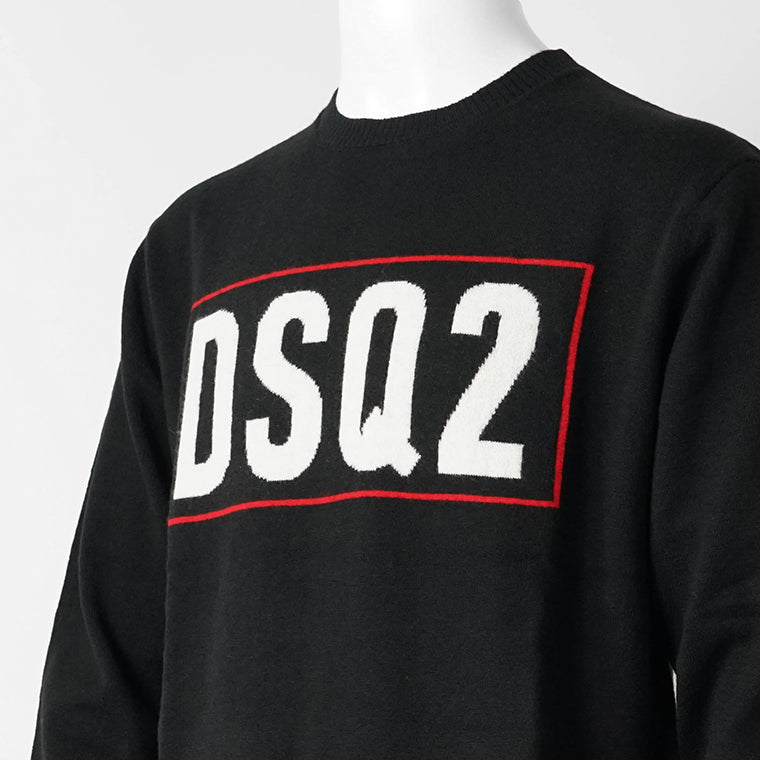 DSQUARED2 KIDS キッズ ニット D2K188U DQ3071 D0AFF ブラック DQ900