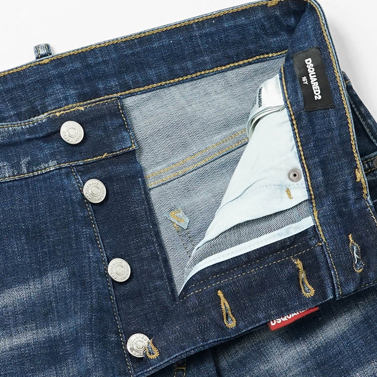 DSQUARED2 KIDS キッズ ジーンズ MOOSE LOST JEAN DQ3082 D0AEJ ウォッシュブルー DQ01