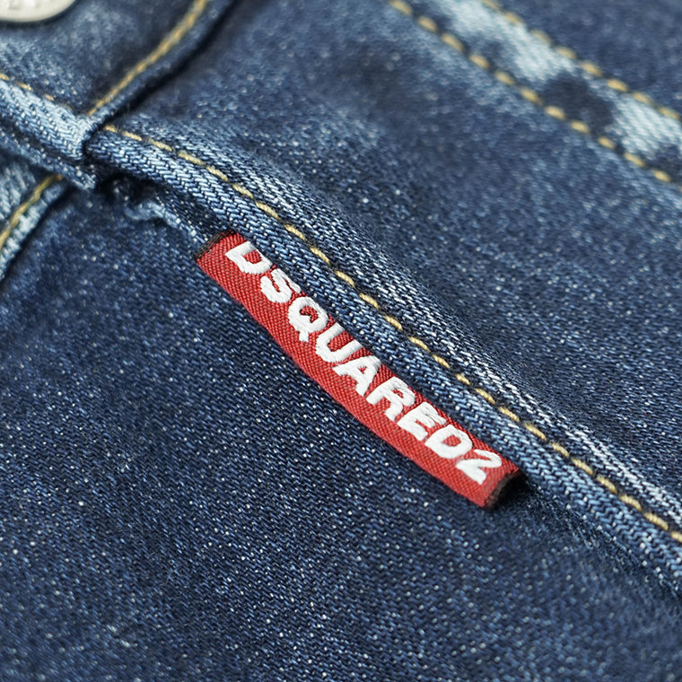 DSQUARED2 KIDS キッズ ジーンズ MOOSE LOST JEAN DQ3082 D0AEJ ウォッシュブルー DQ01