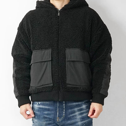 DSQUARED2 KIDS キッズ ボアブルゾン D2J532U ICON DQ3133 D0AEA ブラック DQ900