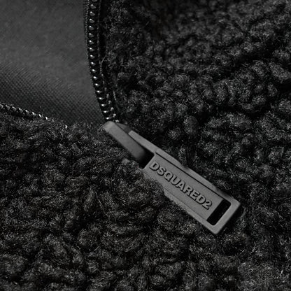 DSQUARED2 KIDS キッズ ボアブルゾン D2J532U ICON DQ3133 D0AEA ブラック DQ900
