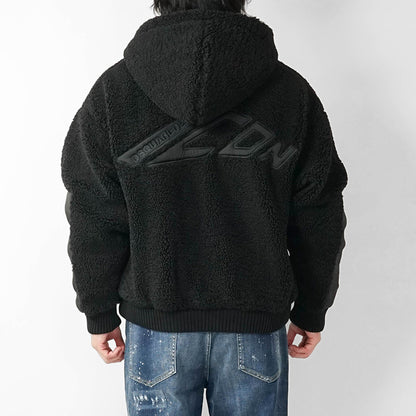 DSQUARED2 KIDS キッズ ボアブルゾン D2J532U ICON DQ3133 D0AEA ブラック DQ900