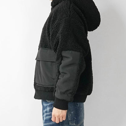 DSQUARED2 KIDS キッズ ボアブルゾン D2J532U ICON DQ3133 D0AEA ブラック DQ900