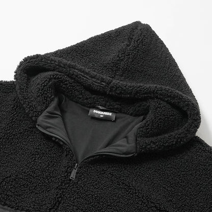 DSQUARED2 KIDS キッズ ボアブルゾン D2J532U ICON DQ3133 D0AEA ブラック DQ900