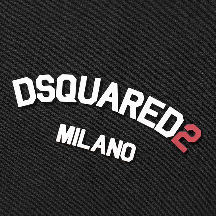【SUMMER FINAL SALE】 DSQUARED2 KIDS キッズ ジップアップパーカー D2S958U DQ3188 D0AGU ブラック DQ900
