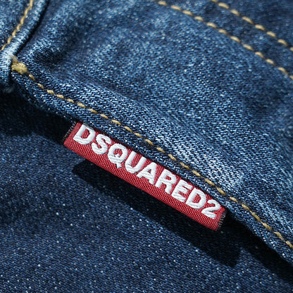 【SUMMER FINAL SALE】 DSQUARED2 KIDS キッズ デニムショートパンツ D2P948U DQ3212 D0AFS インディゴウォッシュ DQ01