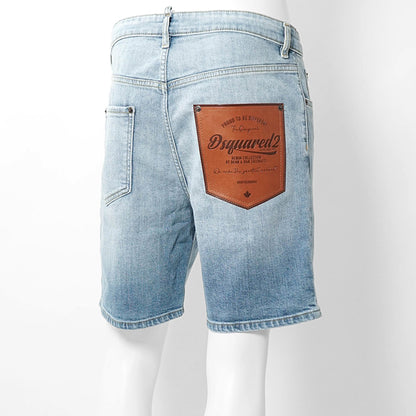【SUMMER FINAL SALE】 DSQUARED2 KIDS キッズ デニムショートパンツ D2P949M DQ3213 D0AF3 ウォッシュライトブルー DQ01