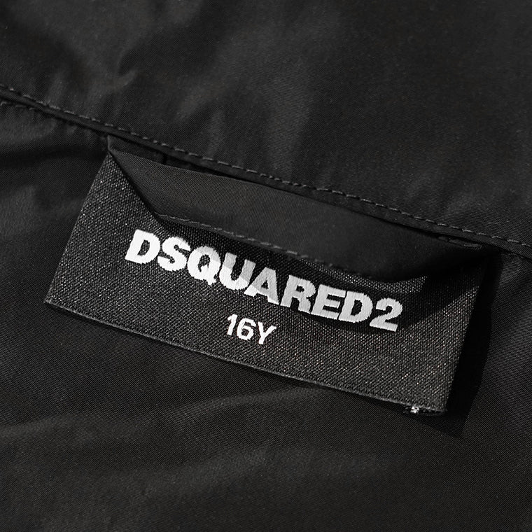 DSQUARED2 KIDS キッズ ブルゾン D2J542U DQ3234 D0AGM ブラック DQ900
