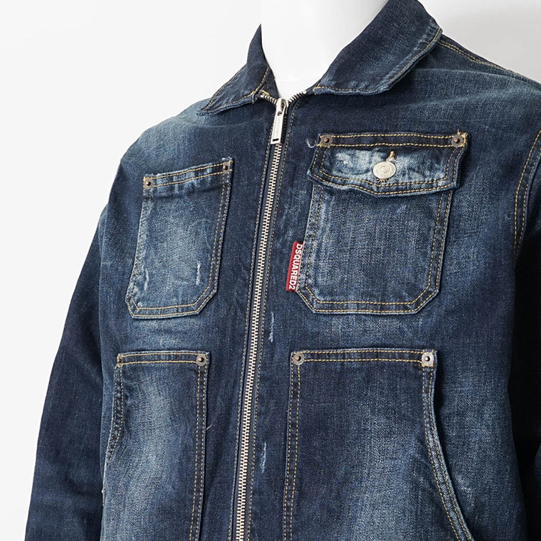 DSQUARED2 KIDS キッズ デニムジャケット D2J547U DQ3239 D0AFS ウォッシュブルー DQ01