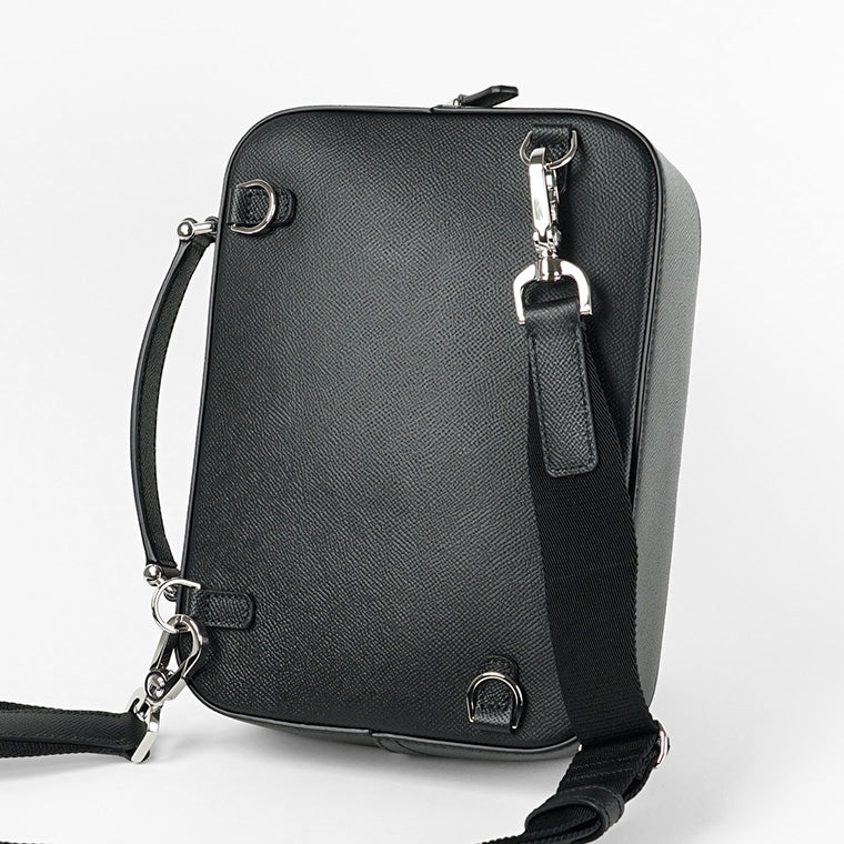 dunhill メンズ ショルダーバッグ CADOGAN TOP HANDLE MESSENGER BAG DU21R3823CA BLACK ブラック 001