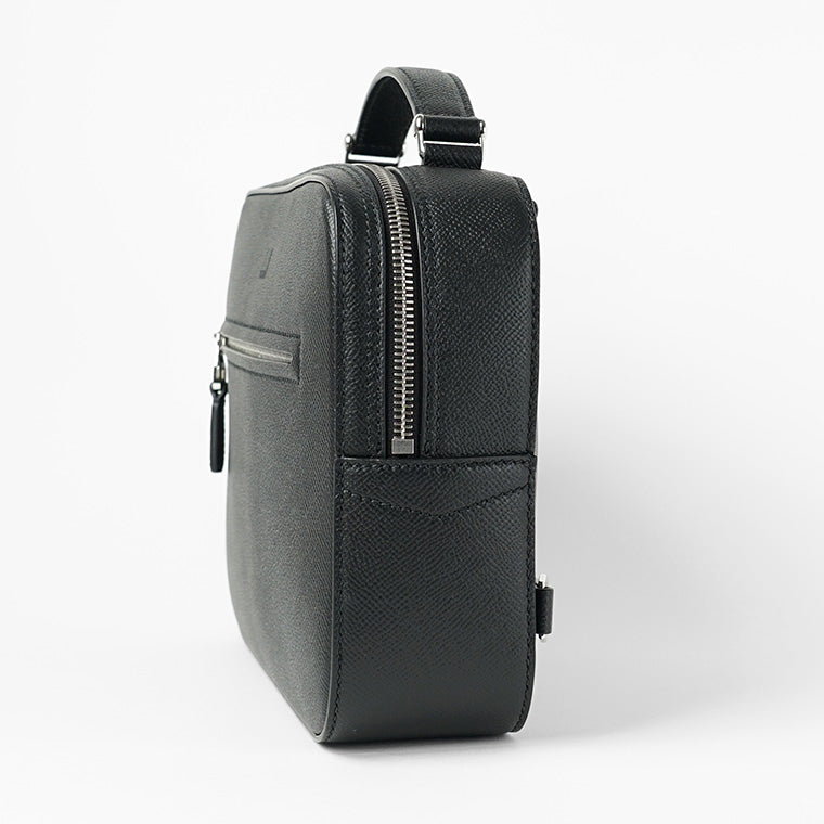 dunhill メンズ ショルダーバッグ CADOGAN TOP HANDLE MESSENGER BAG DU21R3823CA BLACK ブラック 001