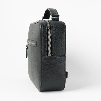 dunhill メンズ ショルダーバッグ CADOGAN TOP HANDLE MESSENGER BAG DU21R3823CA BLACK ブラック 001