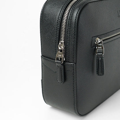 dunhill メンズ ショルダーバッグ CADOGAN TOP HANDLE MESSENGER BAG DU21R3823CA BLACK ブラック 001