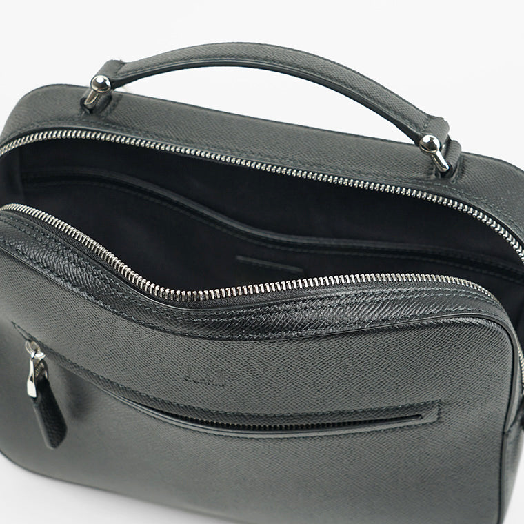 dunhill メンズ ショルダーバッグ CADOGAN TOP HANDLE MESSENGER BAG DU21R3823CA BLACK ブラック 001