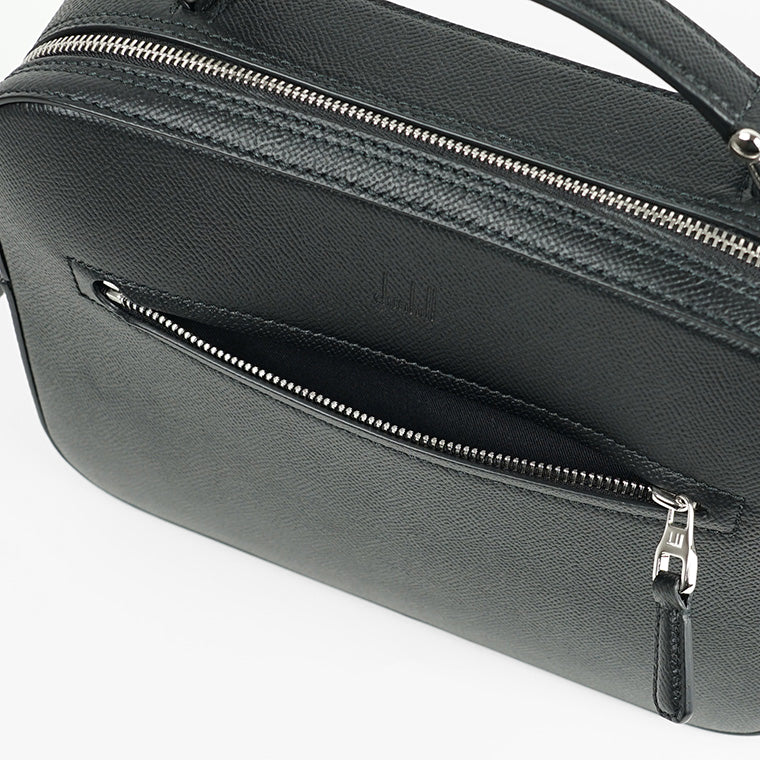 dunhill メンズ ショルダーバッグ CADOGAN TOP HANDLE MESSENGER BAG DU21R3823CA BLACK ブラック 001