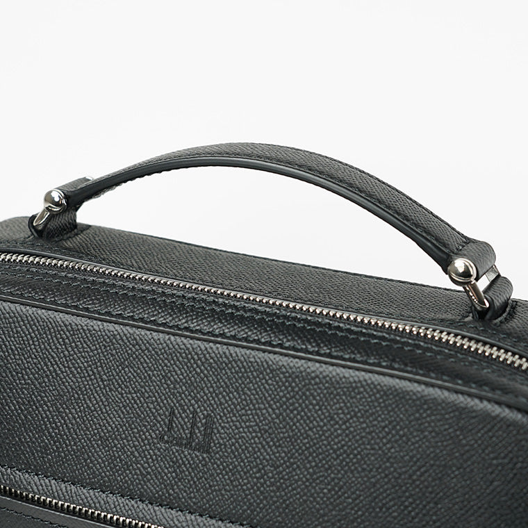 dunhill メンズ ショルダーバッグ CADOGAN TOP HANDLE MESSENGER BAG DU21R3823CA BLACK ブラック 001