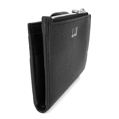 dunhill メンズ 2つ折り財布 デューク ファインレザー 9CC & コインパース ビルフォールド ウォレット DU23R2489GS BLACK ブラック 001