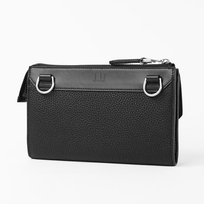 dunhill メンズ ショルダーバッグ HARNESS WEST END MESSENGER BAG DU24F3802XA BLACK ブラック 001