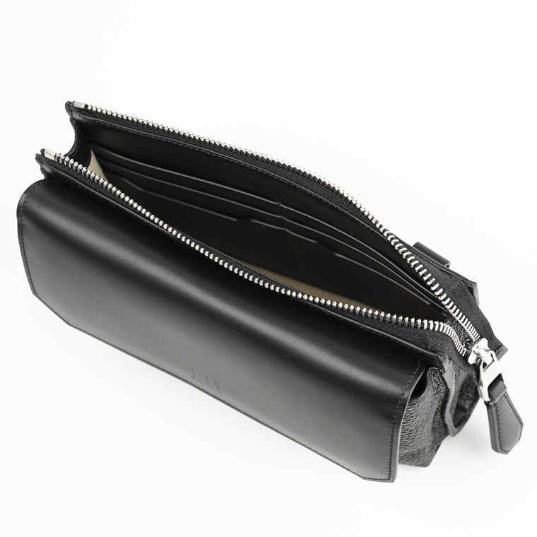 dunhill メンズ ショルダーバッグ HARNESS WEST END MESSENGER BAG DU24F3802XA BLACK ブラック 001