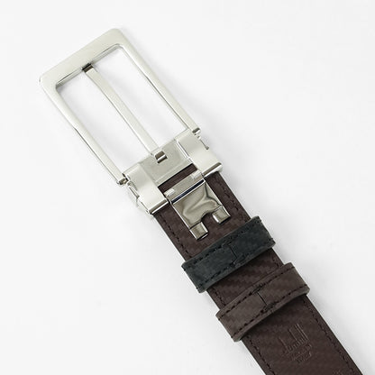 dunhill メンズ ベルト DU24R4T21RR ブラック ブラウン 001