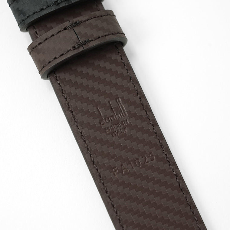 dunhill メンズ ベルト DU24R4T21RR ブラック ブラウン 001