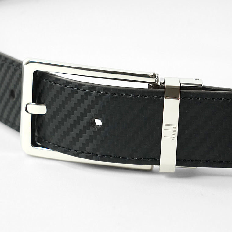 dunhill メンズ ベルト DU24R4T21RR ブラック ブラウン 001