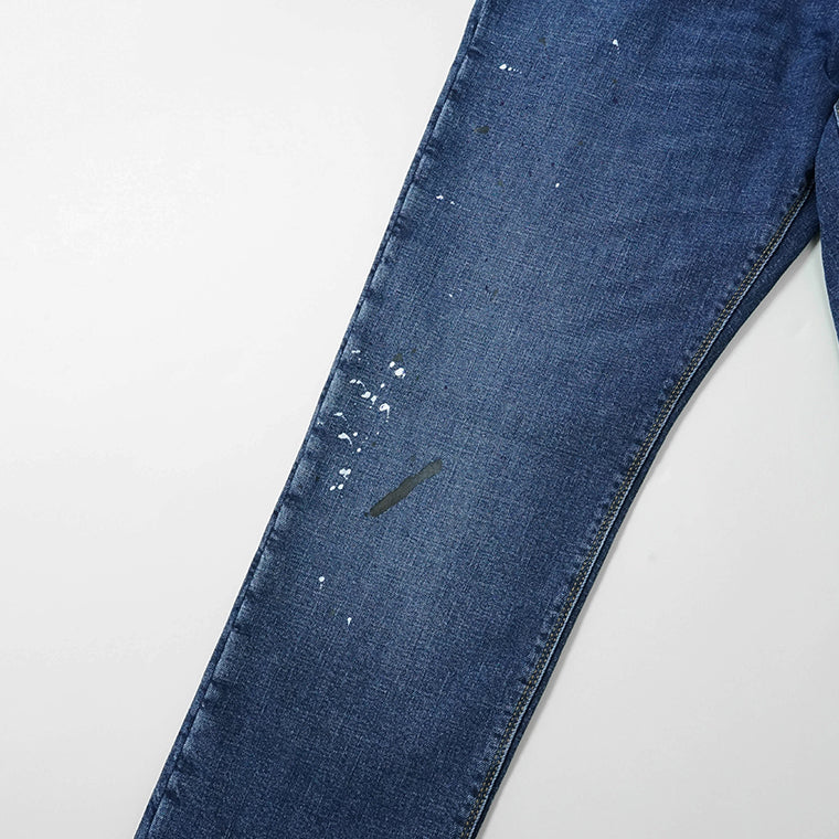 【SUMMER FINAL SALE】 EMPORIO ARMANI メンズ ジーンズ EM000121 AF13252 MIX OF COLOURS ON BLUE DENIM ウォッシュブルー FB041