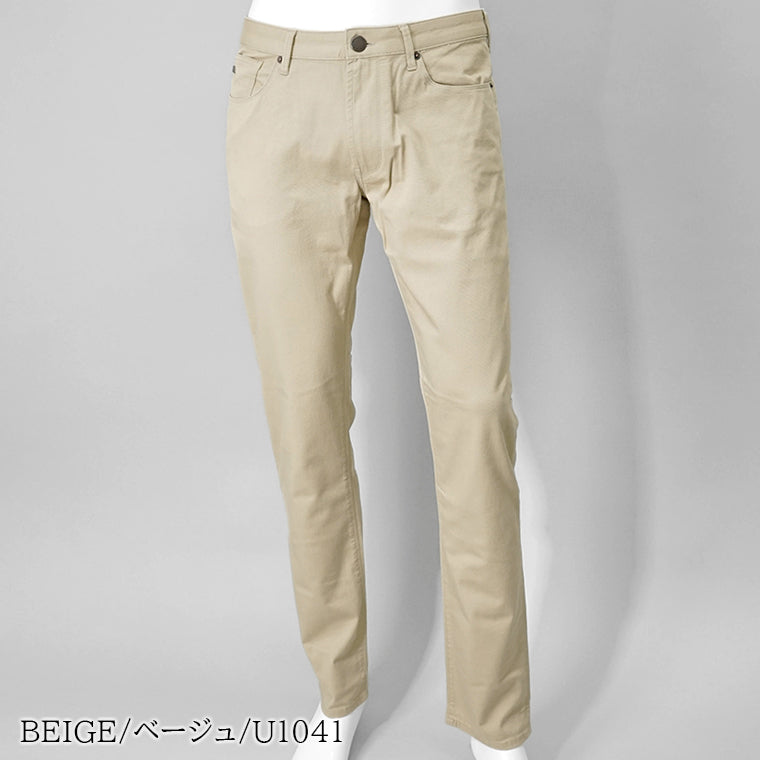 EMPORIO ARMANI メンズ ストレッチコットンパンツ EM000121 AF14123 3カラー