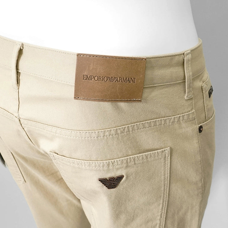 EMPORIO ARMANI メンズ ストレッチコットンパンツ EM000121 AF14123 3カラー