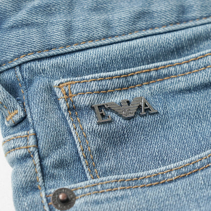 【SUMMER FINAL SALE】 EMPORIO ARMANI メンズ ジーンズ EM000121 AF22800 LIGHT BLUE DENIM ウォッシュライトブルー MB003