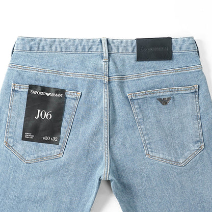 【SUMMER FINAL SALE】 EMPORIO ARMANI メンズ ジーンズ EM000121 AF22800 LIGHT BLUE DENIM ウォッシュライトブルー MB003