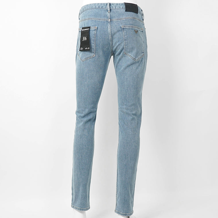 【SUMMER FINAL SALE】 EMPORIO ARMANI メンズ ジーンズ EM000121 AF22800 LIGHT BLUE DENIM ウォッシュライトブルー MB003