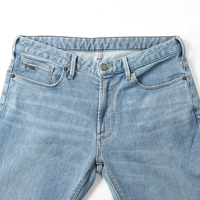 【SUMMER FINAL SALE】 EMPORIO ARMANI メンズ ジーンズ EM000121 AF22800 LIGHT BLUE DENIM ウォッシュライトブルー MB003