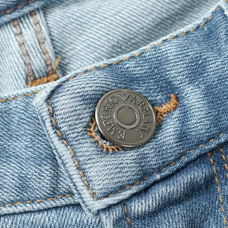【SUMMER FINAL SALE】 EMPORIO ARMANI メンズ ジーンズ EM000121 AF22800 LIGHT BLUE DENIM ウォッシュライトブルー MB003