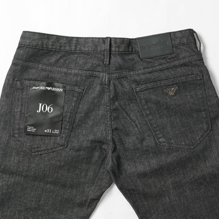 EMPORIO ARMANI メンズ ジーンズ EM000121 AF23022 BLACK DENIM ウォッシュブラック MC002