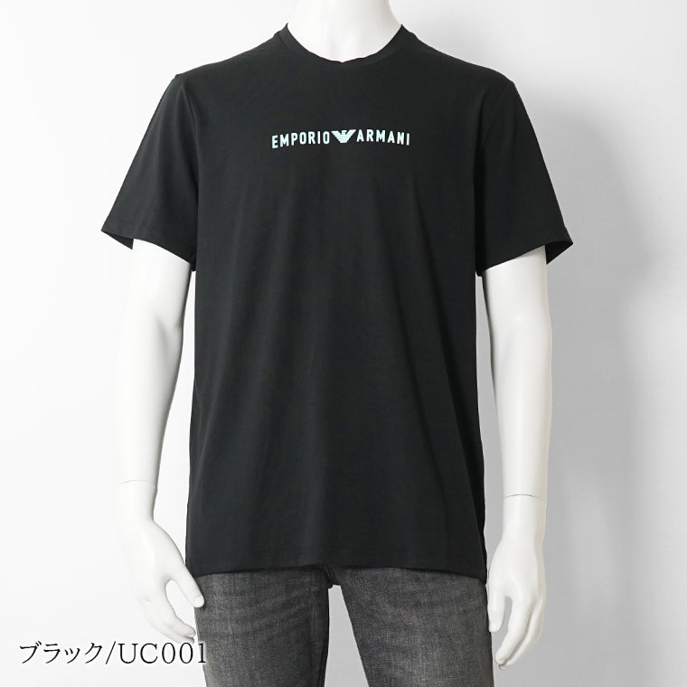 【SUMMER FINAL SALE】 EMPORIO ARMANI UNDERWEAR ライン メンズ Tシャツ EM000377 AF19055 2カラー